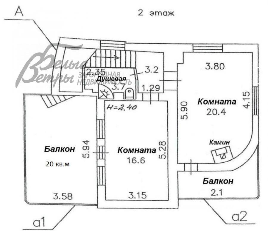 Дом Академический к/п Ватутинки id 397-003 планировка1