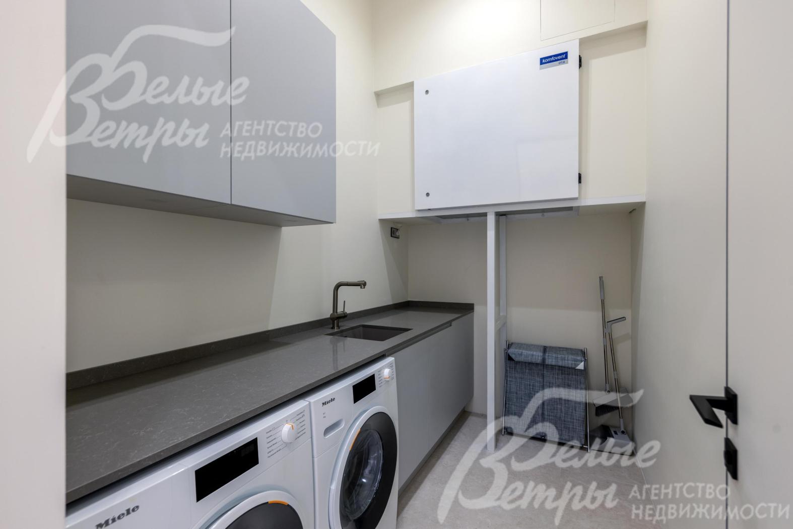 Оборудованная постирочная c техникой Miele