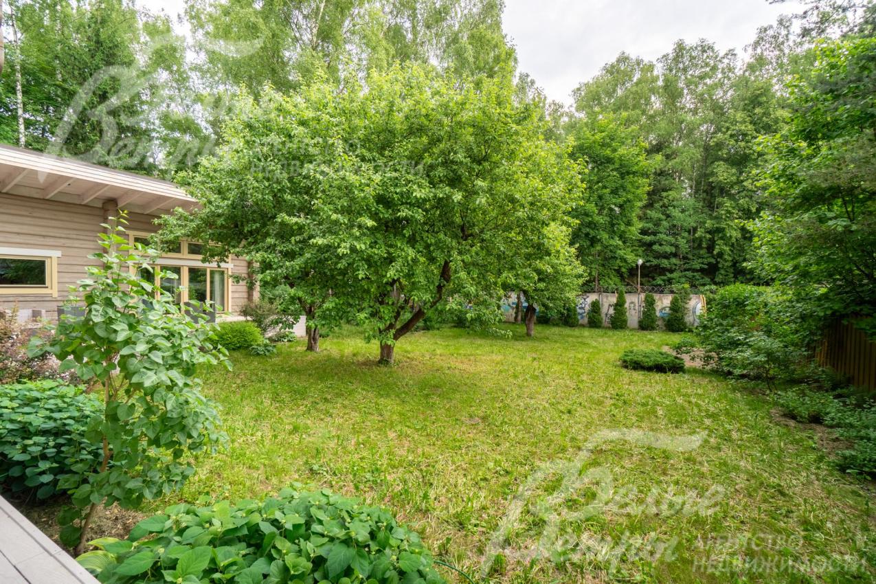 Вдоль забора высажены молодые туи. Общая площадь участка - 15 соток