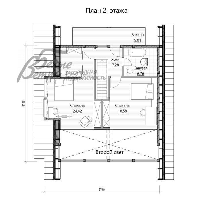 Дом Плёсково КП  id 732-706 планировка1