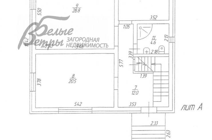 Дом Союз-1 с/т Селятино id 277-201 планировка1