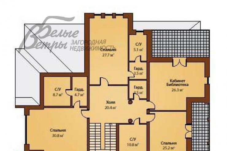 Дом Баден Хиллс к/п  id 384-705 планировка1