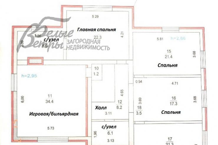 Дом Север к/п Юрово id 188-808 планировка1