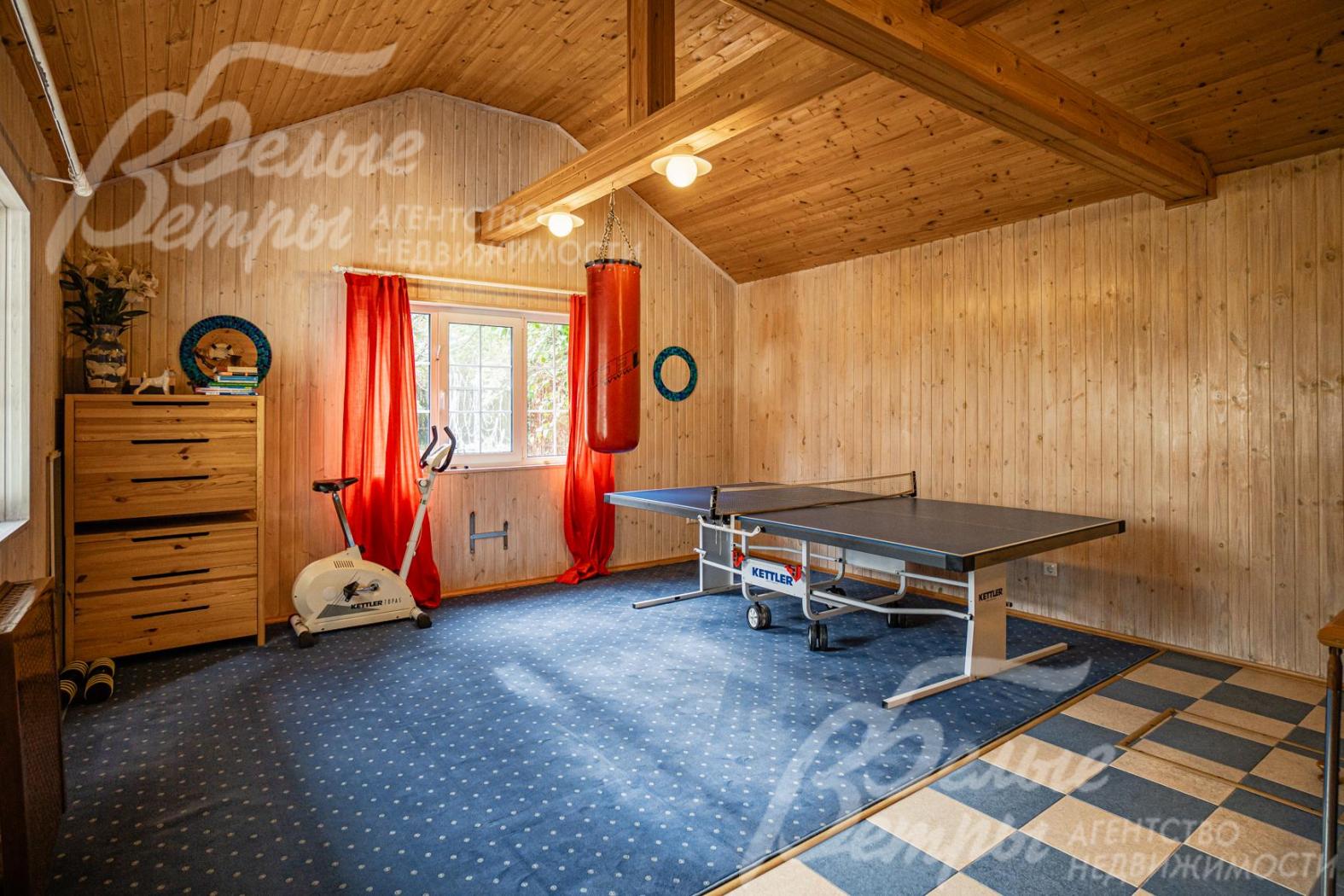 Спортзал-игровая в бане