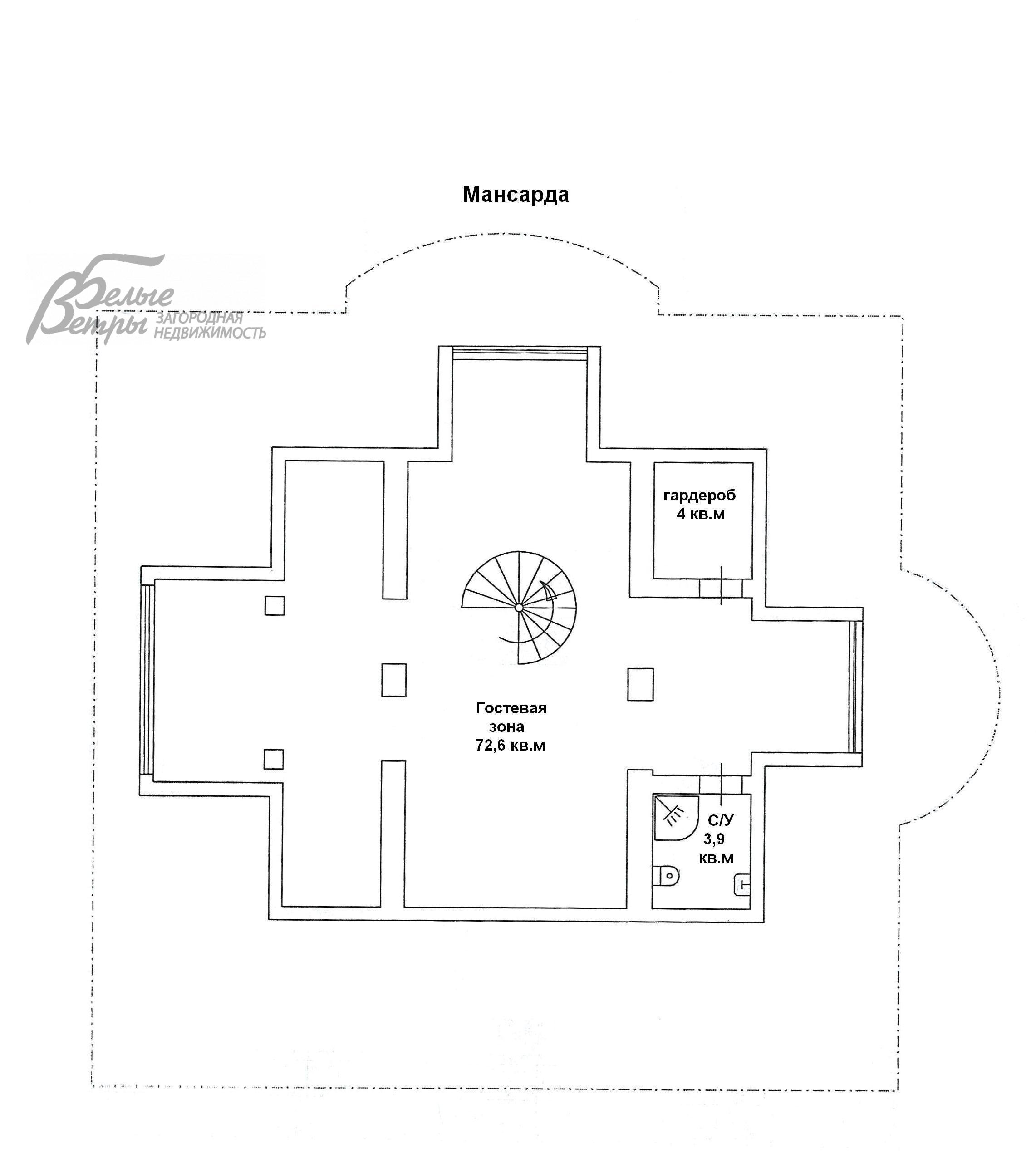 Дом Ваутутинки к/п Ватутинки id 140-817 планировка3