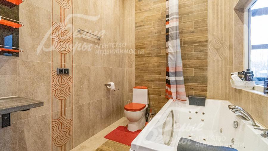 Санузел 7 кв.м с джакузи в мастер-спальне