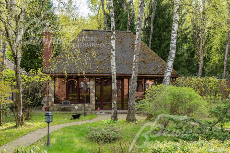 На участке - застеклённая беседка-барбекю с водопроводом, открытым камином, печью и мангалом