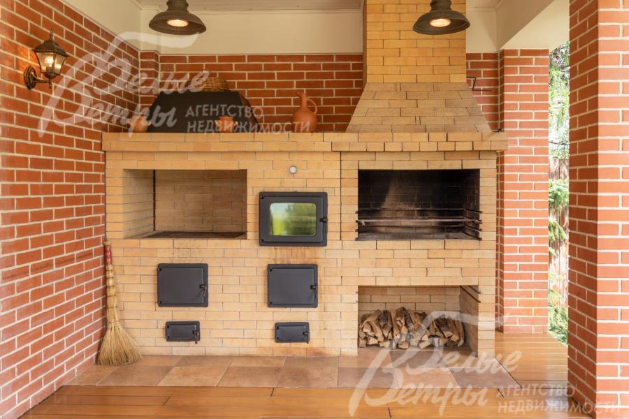 Печь на террасе