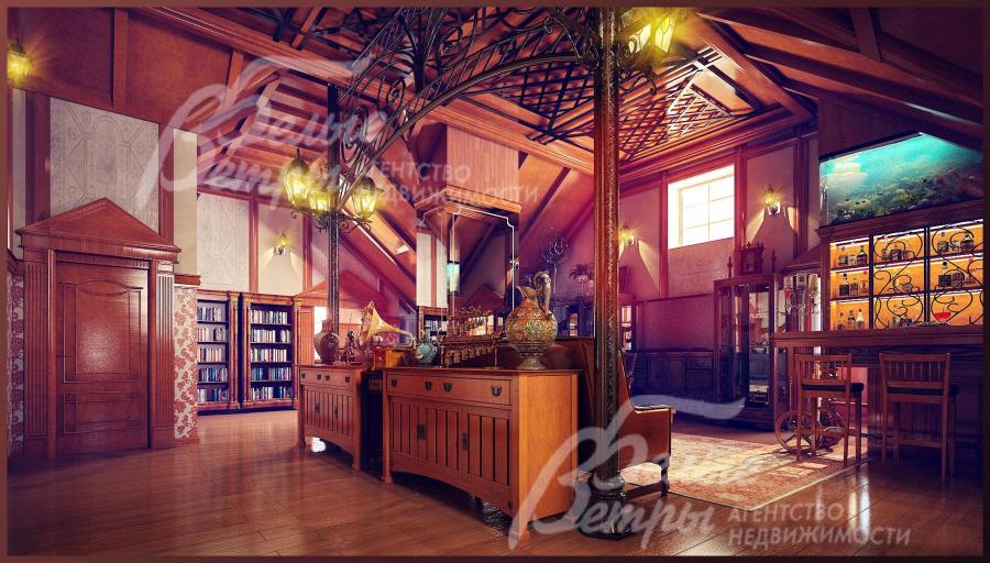 Визуализация зоны лофта 102 кв.м