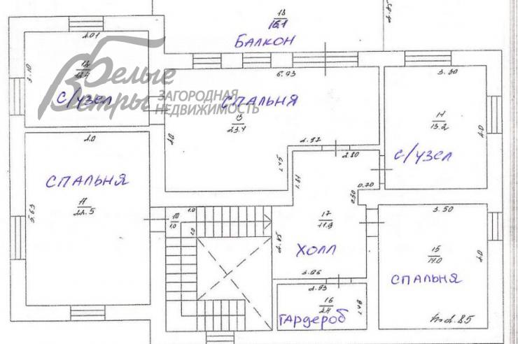 Дом Две Поляны к/п Птичное id 107-707 планировка2