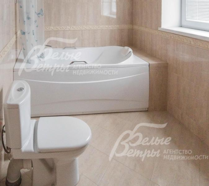 Санузел с ванной на втором этаже