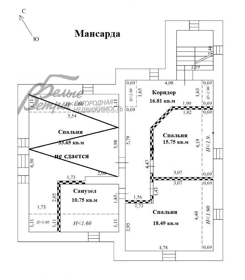 Дом в аренду Росинтер к/п Фоминское id 323-011 планировка2