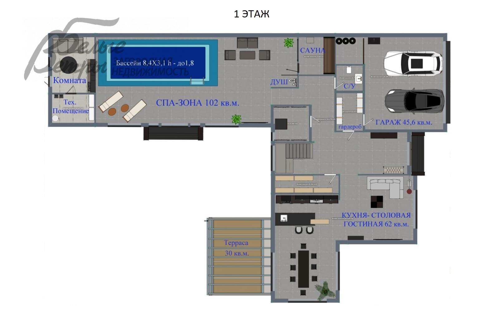 Дом Графские пруды КП Каменка id 228-915 планировка0