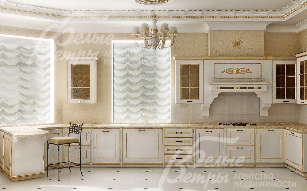 Визуализация: кухня 23 кв.м