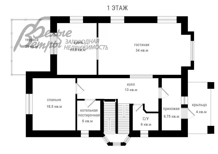 Дом в аренду Ильичевка к/п Ильичевка id 110-063 планировка0