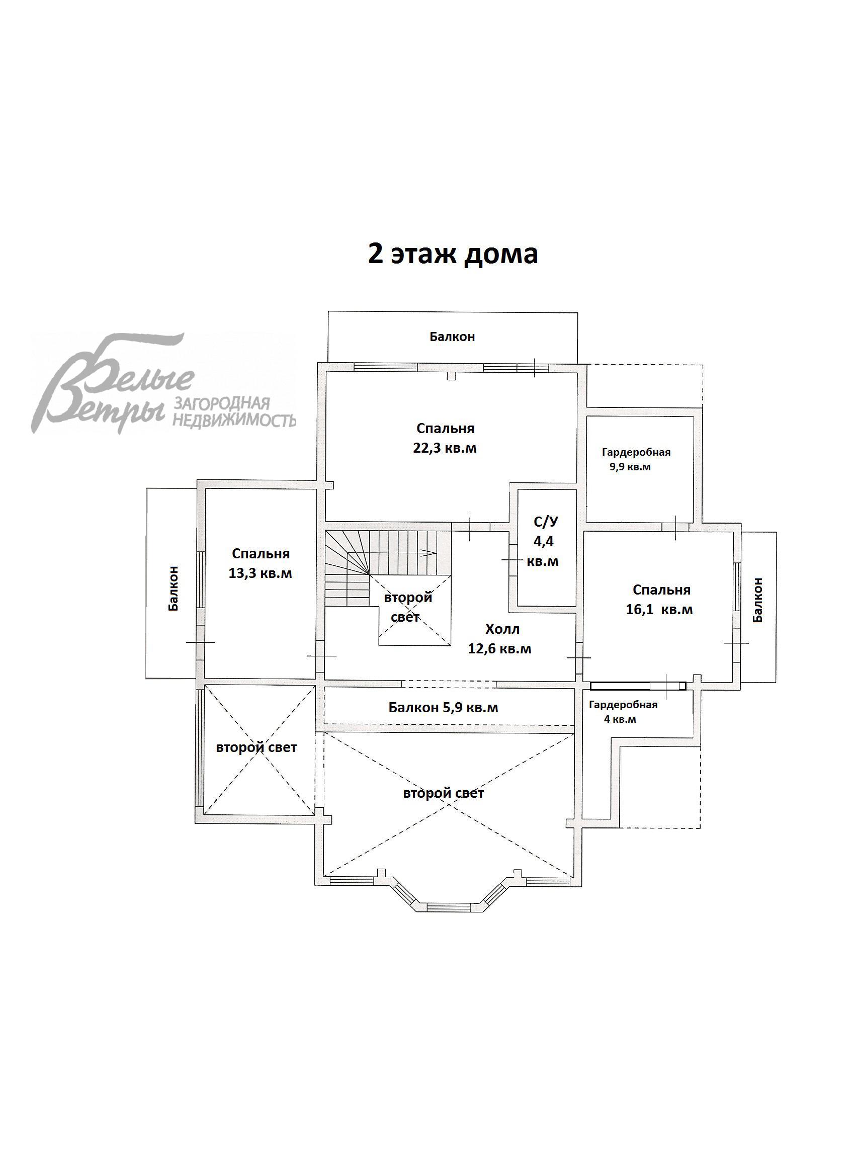 Дом Фрунзевец к/п Апрелевка id 217-827 планировка1