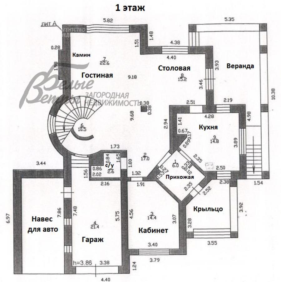 Дом Шишкин лес КП Шишкин лес id 139-123 планировка1