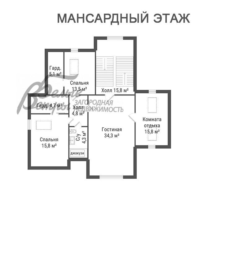 Дом Курорт Михайловское КП  id 527-402 планировка3