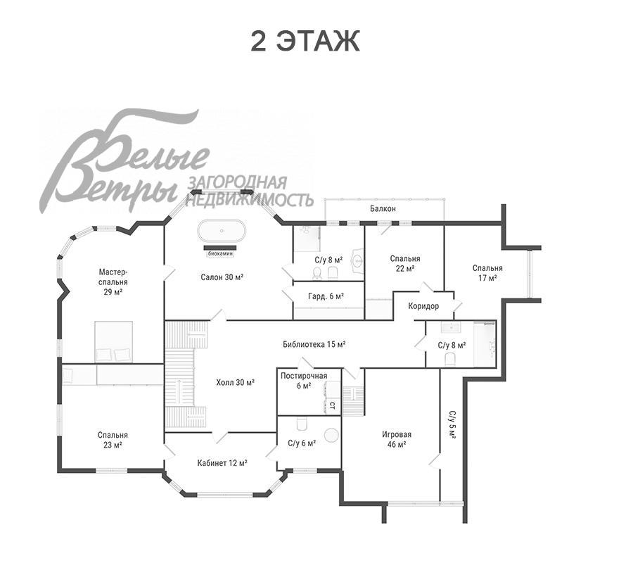 Дом Ваутутинки к/п Ватутинки id 140-808 планировка0