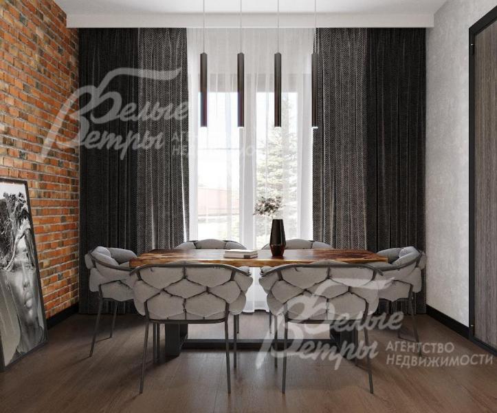 Зона столовой, после реконструкции (визуализация)