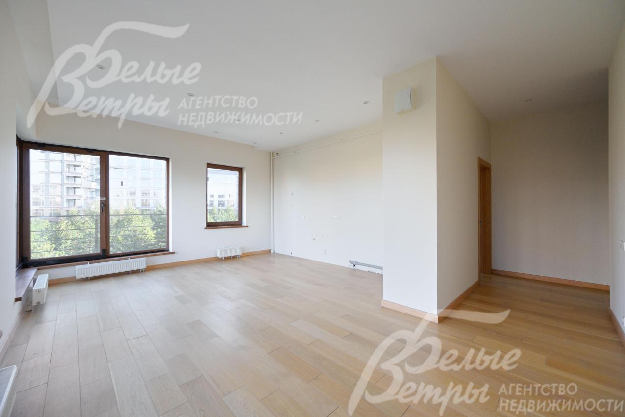 кухня-гостиная 27.35 кв.м с панорамными окнами