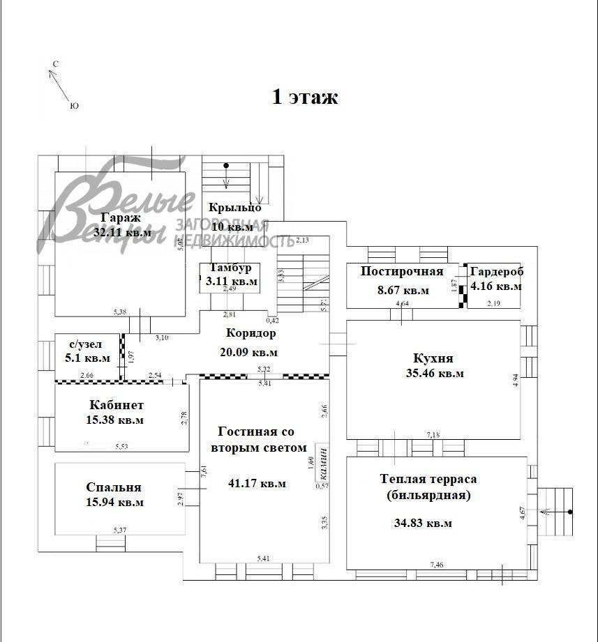 Дом в аренду Росинтер к/п Фоминское id 323-011 планировка0