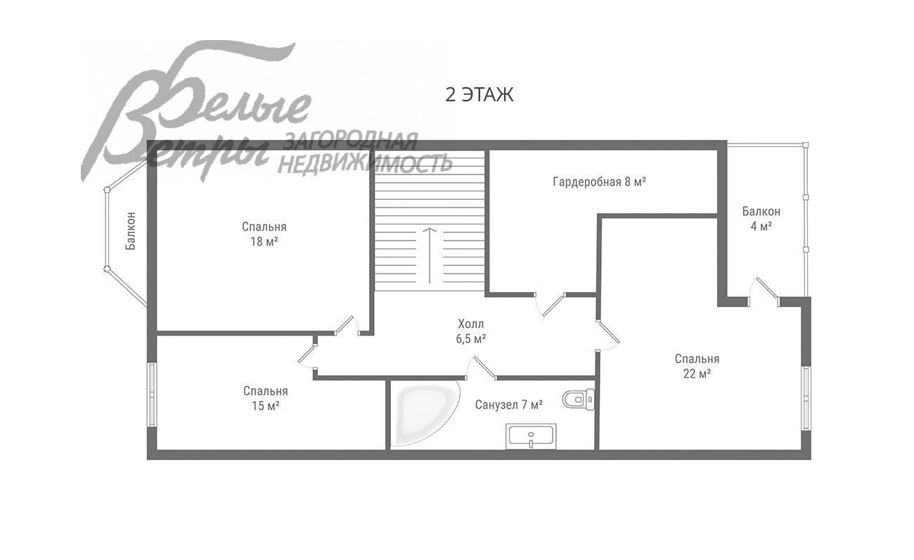Дом Русская Усадьба к/п Былово id 332-917 планировка1