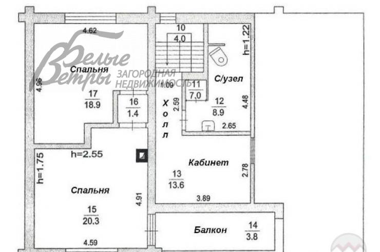 Дом Сенькино-Секерино  id 334-905 планировка1