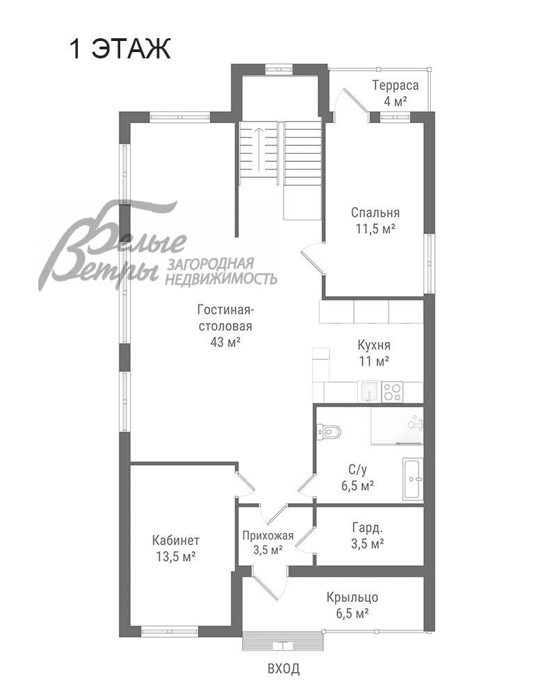 Дом Лесная слобода КП Бурцево id 293-111 планировка0