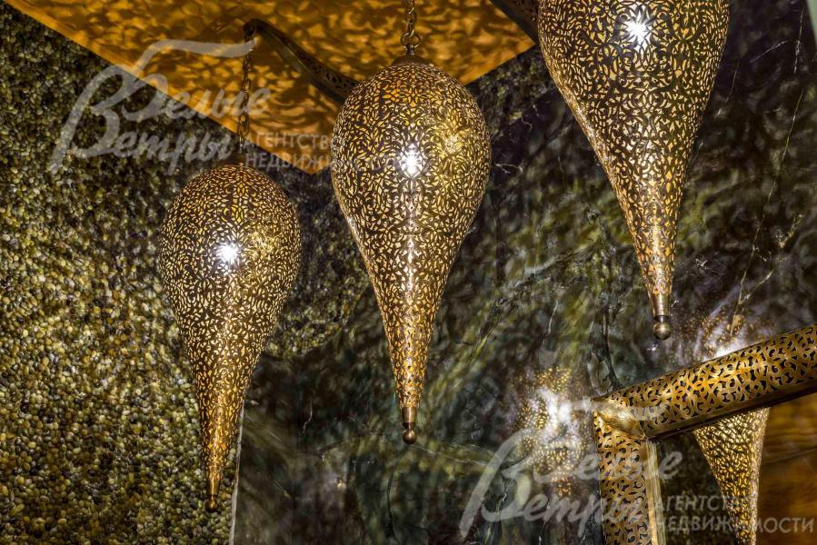 Светильники привезены из Марокко