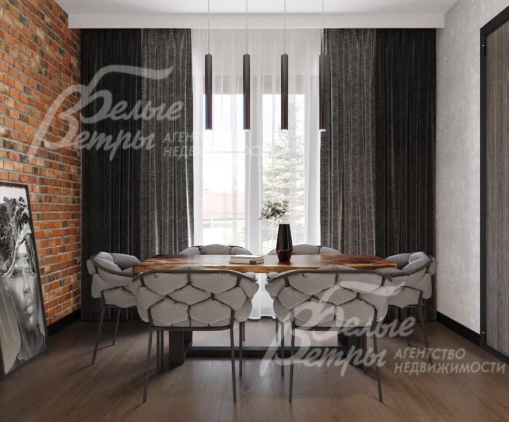 Зона столовой, после реконструкции (визуализация)