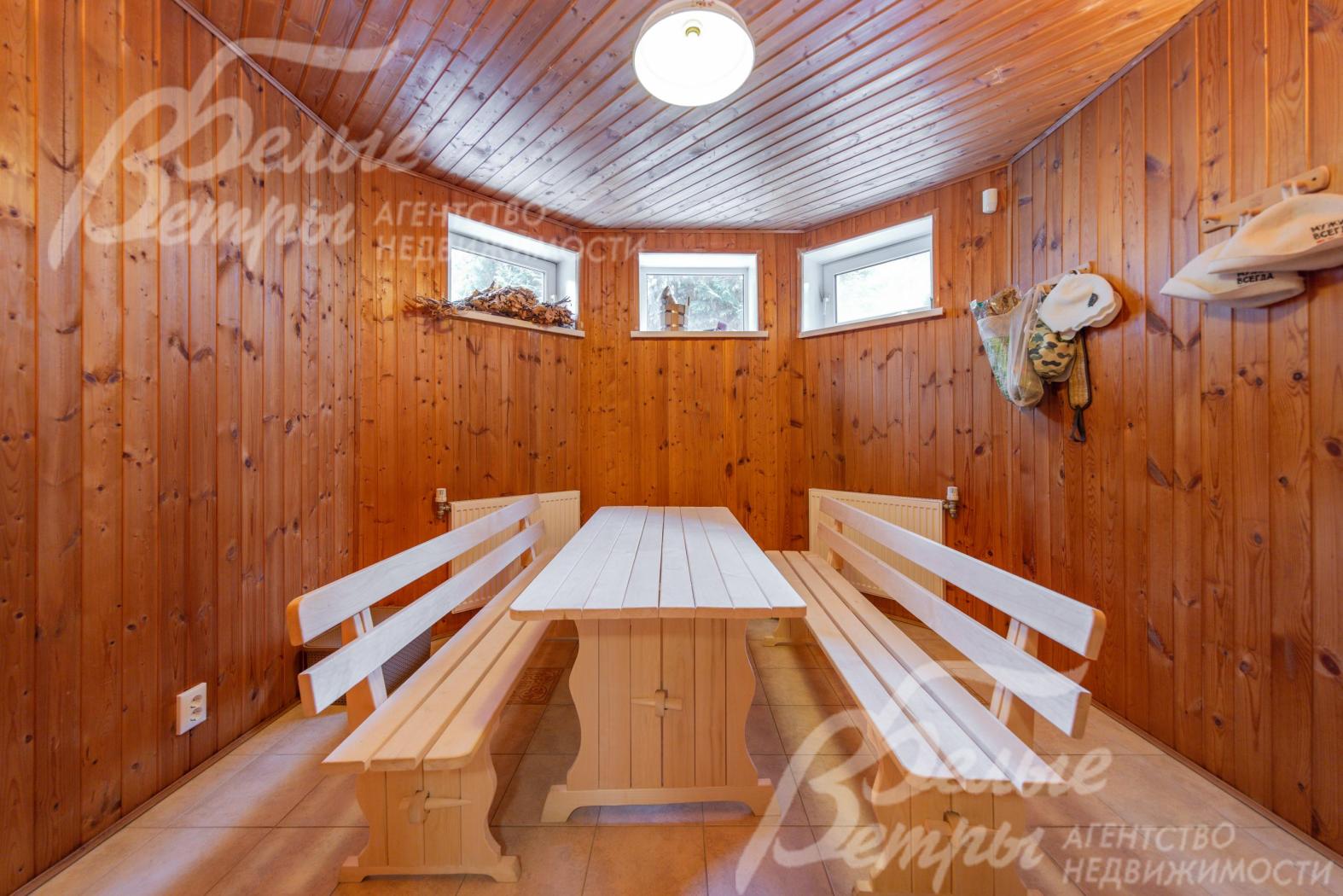 Комната отдыха в зоне сауны