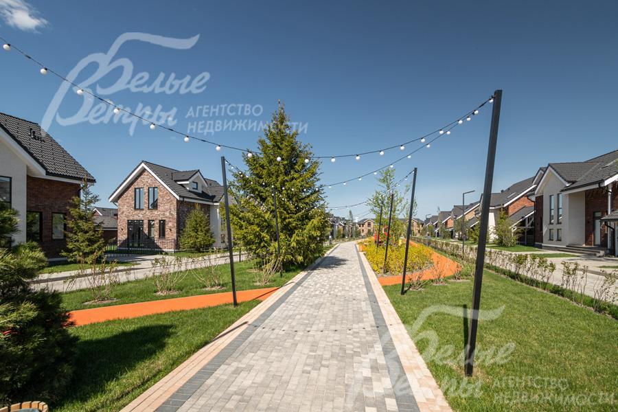 Бульвар для прогулок  протяженностью 1 км в поселке Резиденция Булатово