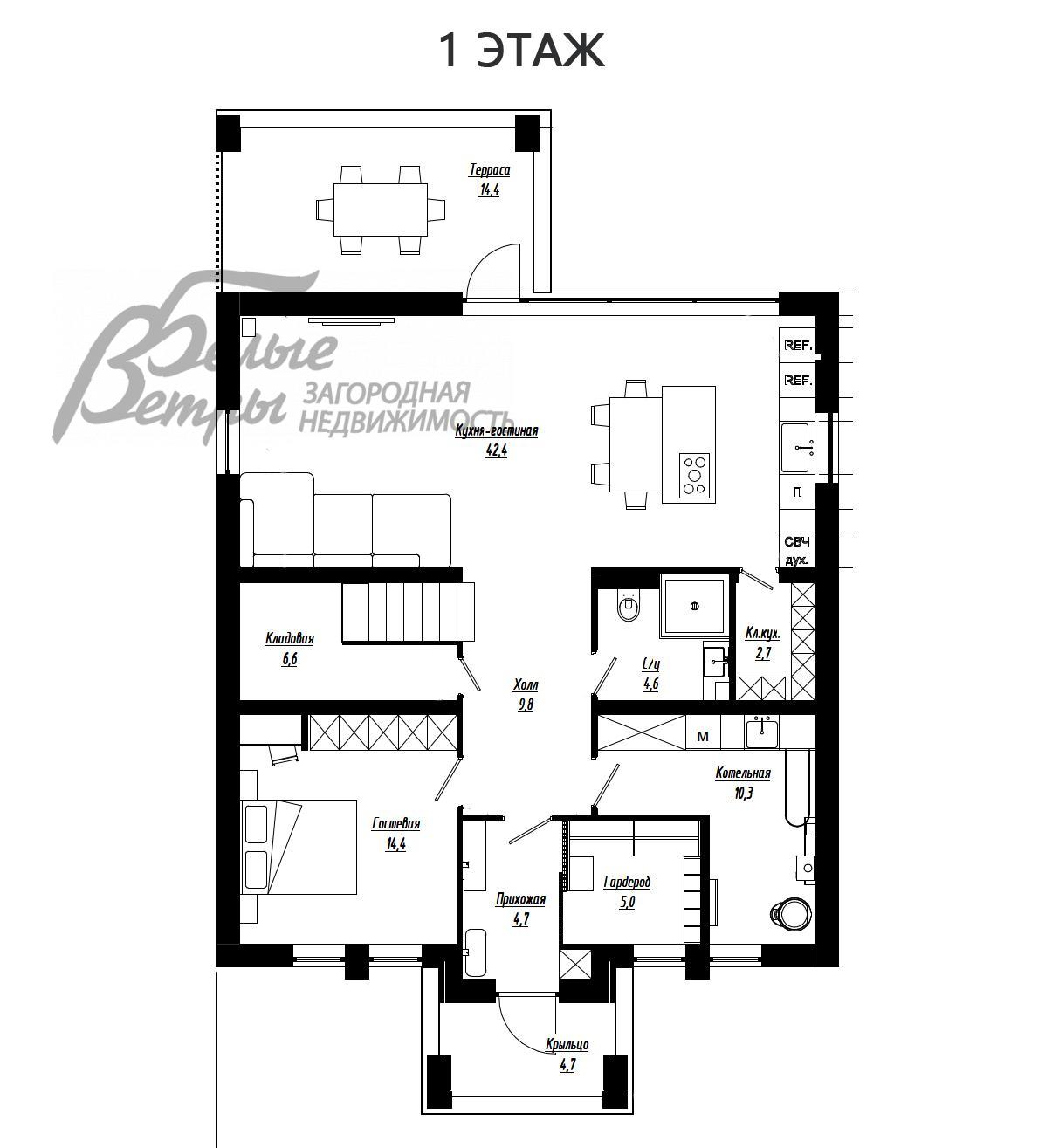 Дом Стольный к/п Никольское id 399-237 планировка0