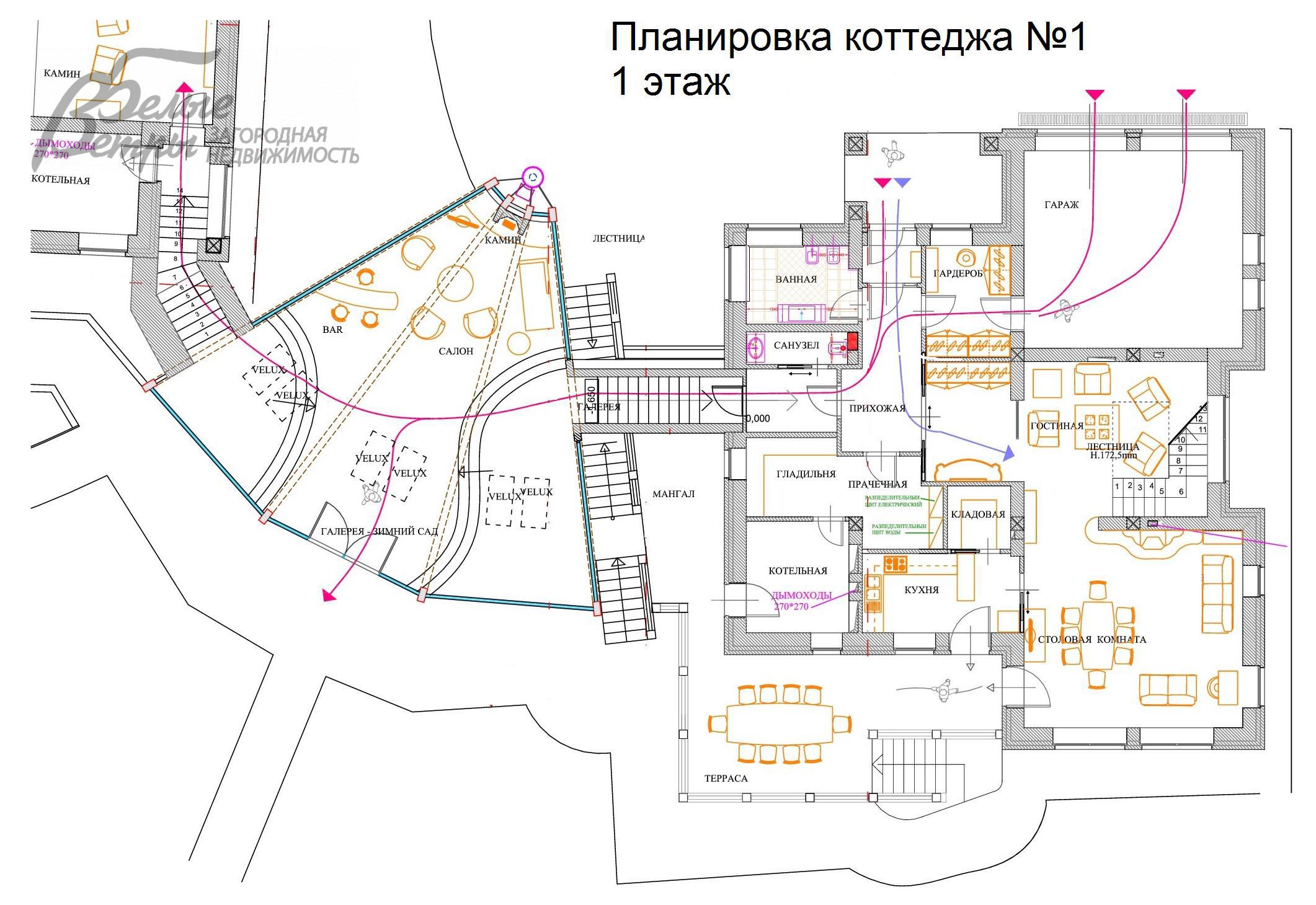 Дом в аренду Левитан КП Шаганино id 170-006 планировка0