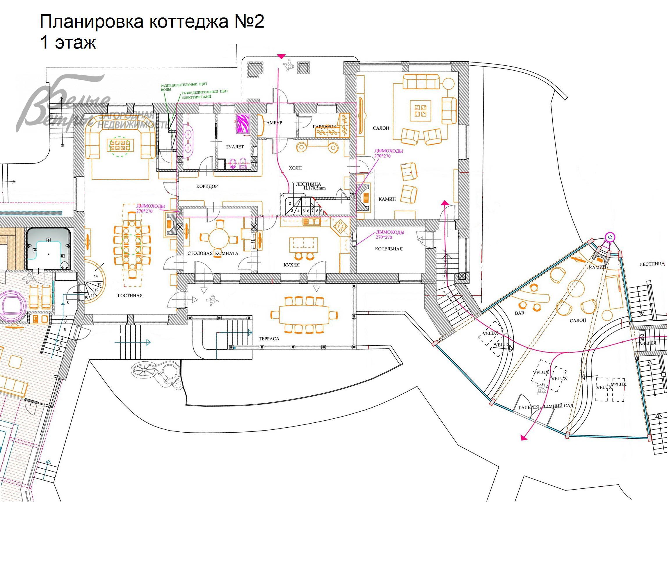 Дом в аренду Левитан КП Шаганино id 170-006 планировка2