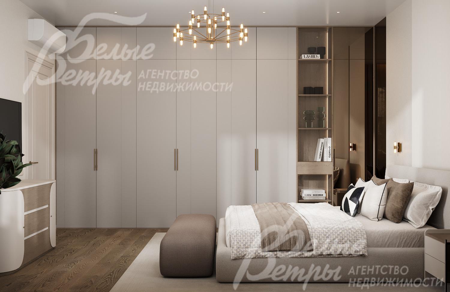 Визуализация интерьера гостевой спальни