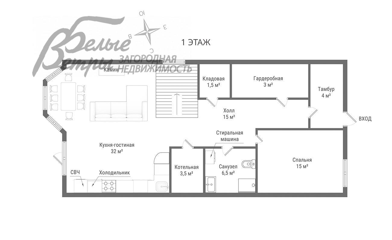 Дом Русская Усадьба к/п Былово id 332-917 планировка0