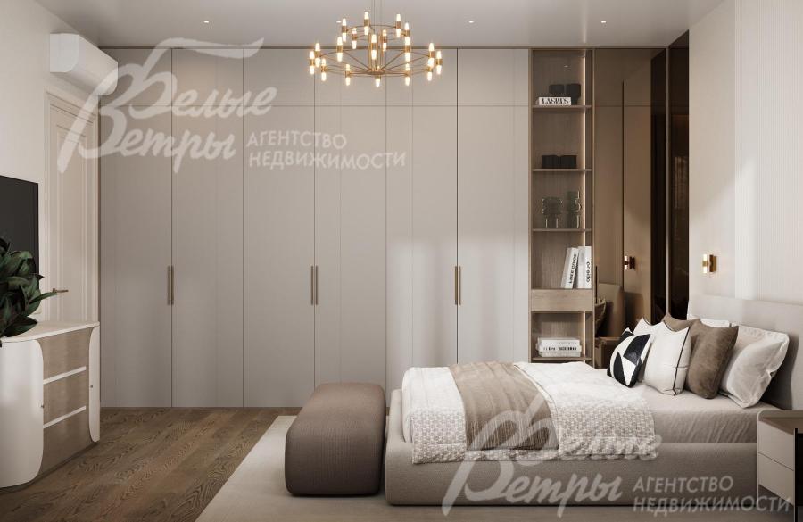 Визуализация интерьера гостевой спальни