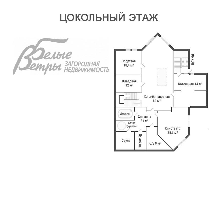 Дом Антоновка к/п Зименки id 171-828 планировка0