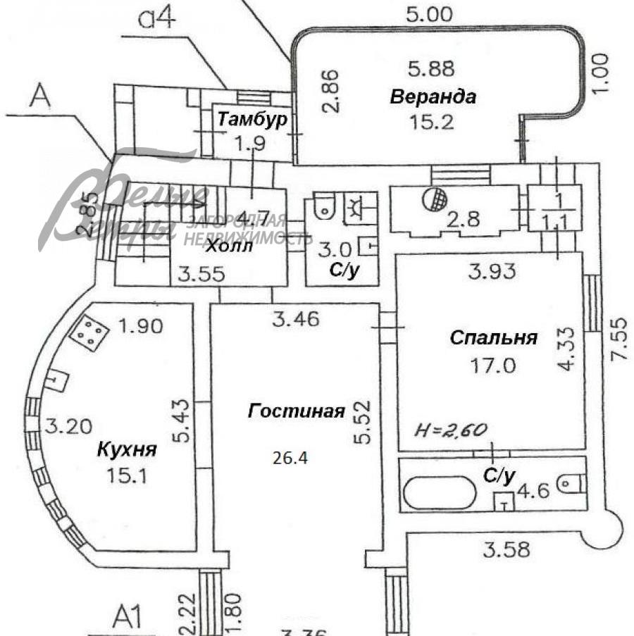 Дом Академический к/п Ватутинки id 397-003 планировка0