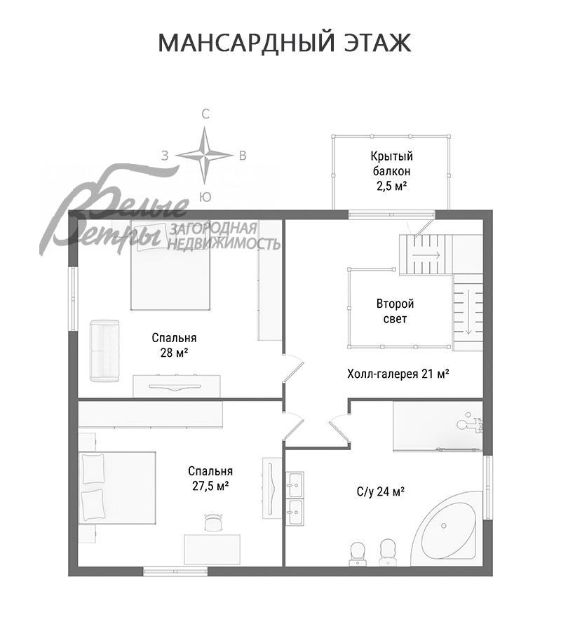 Дом Околица ДСК Докукино д. id 571-902 планировка1