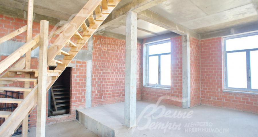 Кирпичный коттедж под отделку