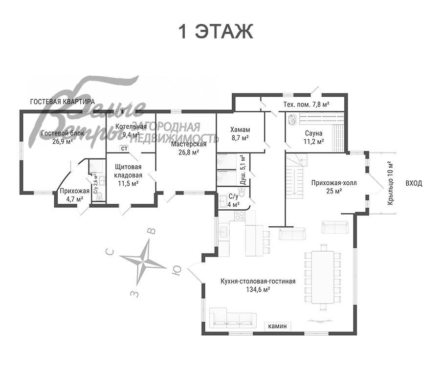 Дом Дудкино  id 212-916 планировка0