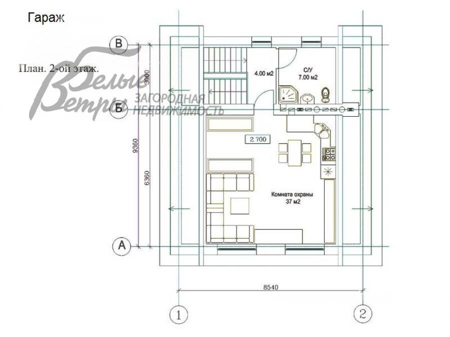 Дом Европейская долина к/п Шаганино id 340-706 планировка3